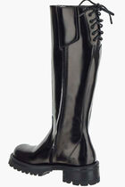 Alia Knee High Patent Leather Boots