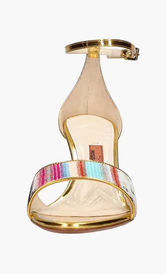 BELLE (HIGH HEEL SANDAL) RASCHEL STRIPES MARE CHIA 0