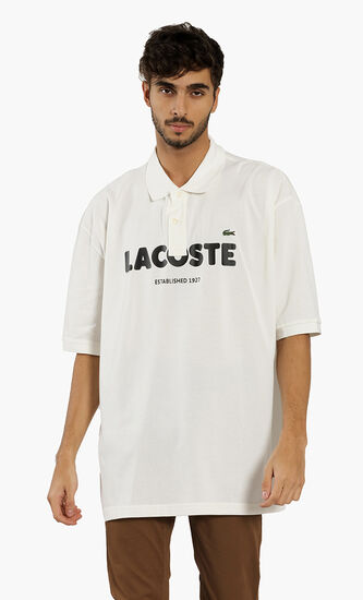 Lacoste L!VE Printed Polo Shirt