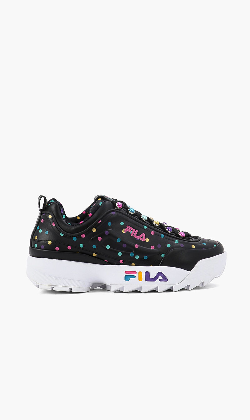 Maroon fila disruptor store