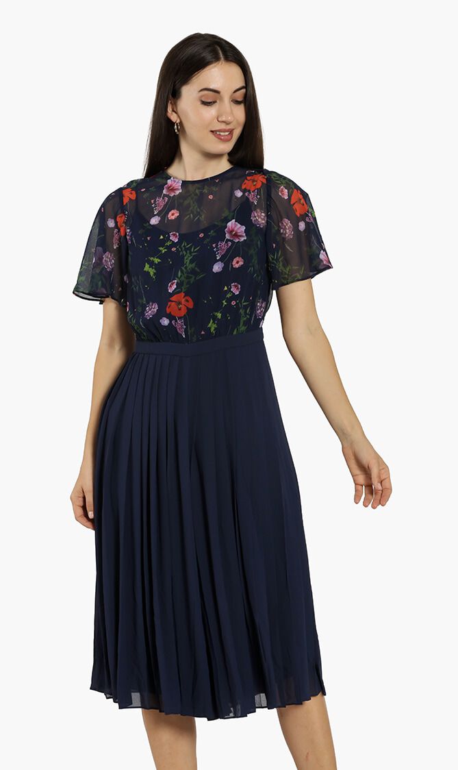 Buy TED BAKER Misty Hedgerow Pleated Culotte Jumpsuit for SAR 390.00 | The  Deal Outlet