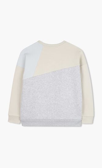 Block Design Crew Sweatshirt