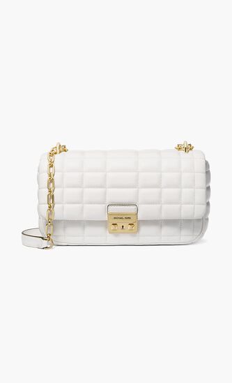 Tribeca Large Quilted Leather Shoulder Bag