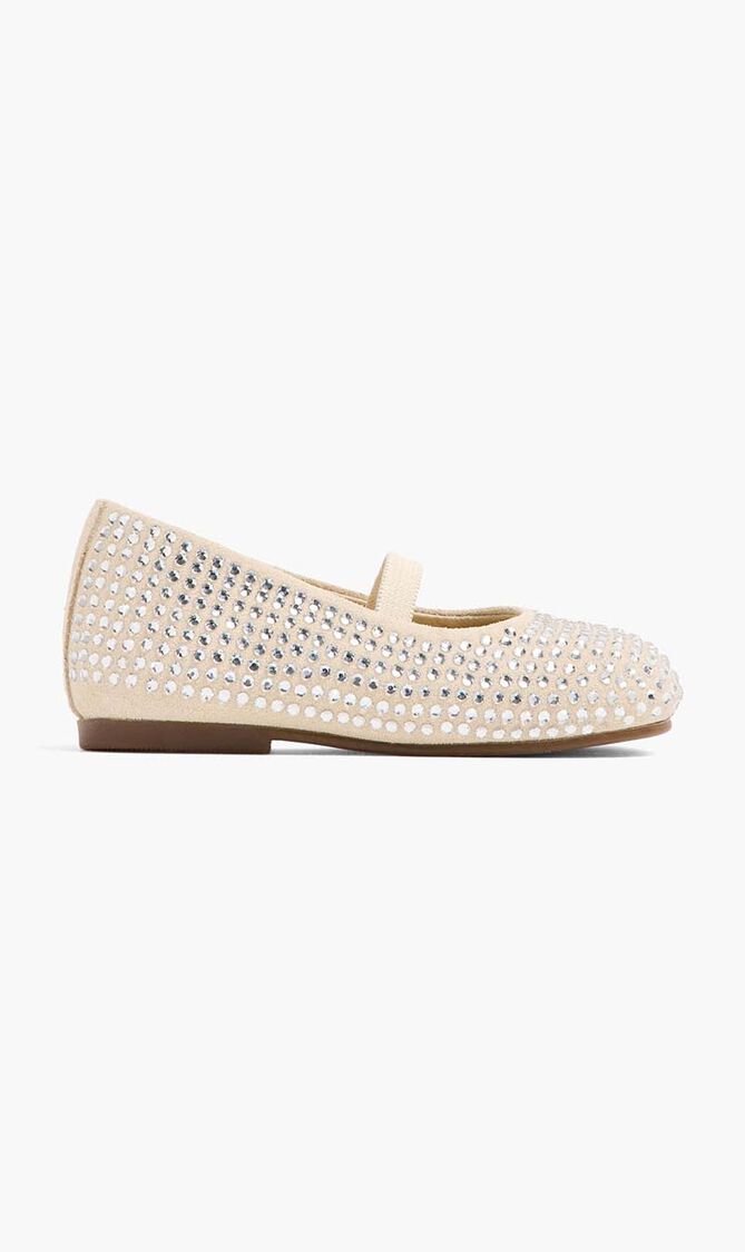 Crystal Ballet Flats