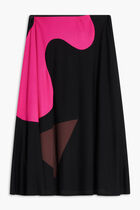 COLORBLOCK KNIT SKIRT