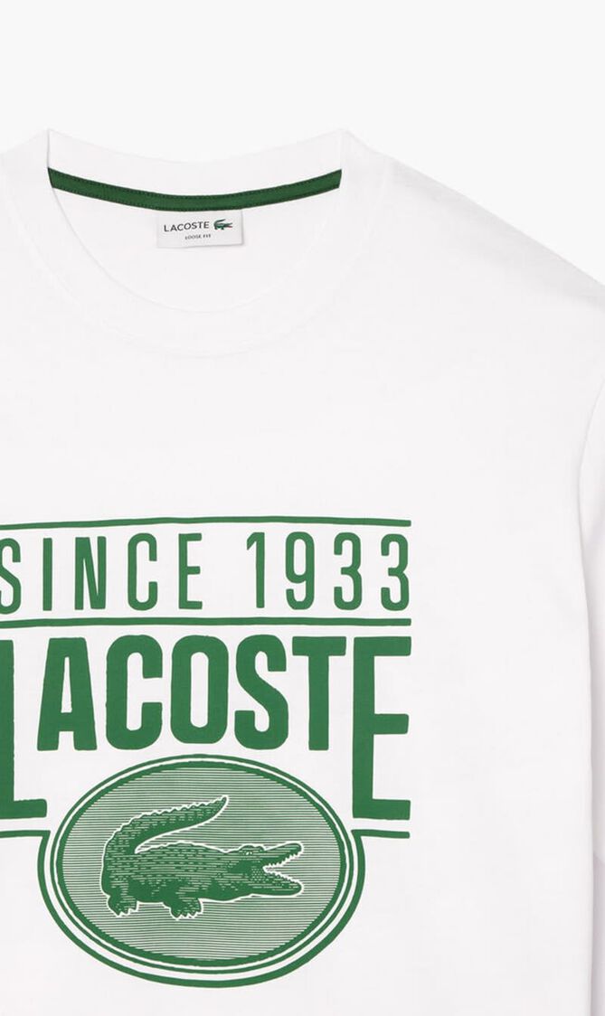 Loose Fit Cotton Jersey Print T-shirt