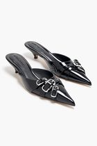 The Emma Kitten Heel Mules The Emma Kitten Heel Mules