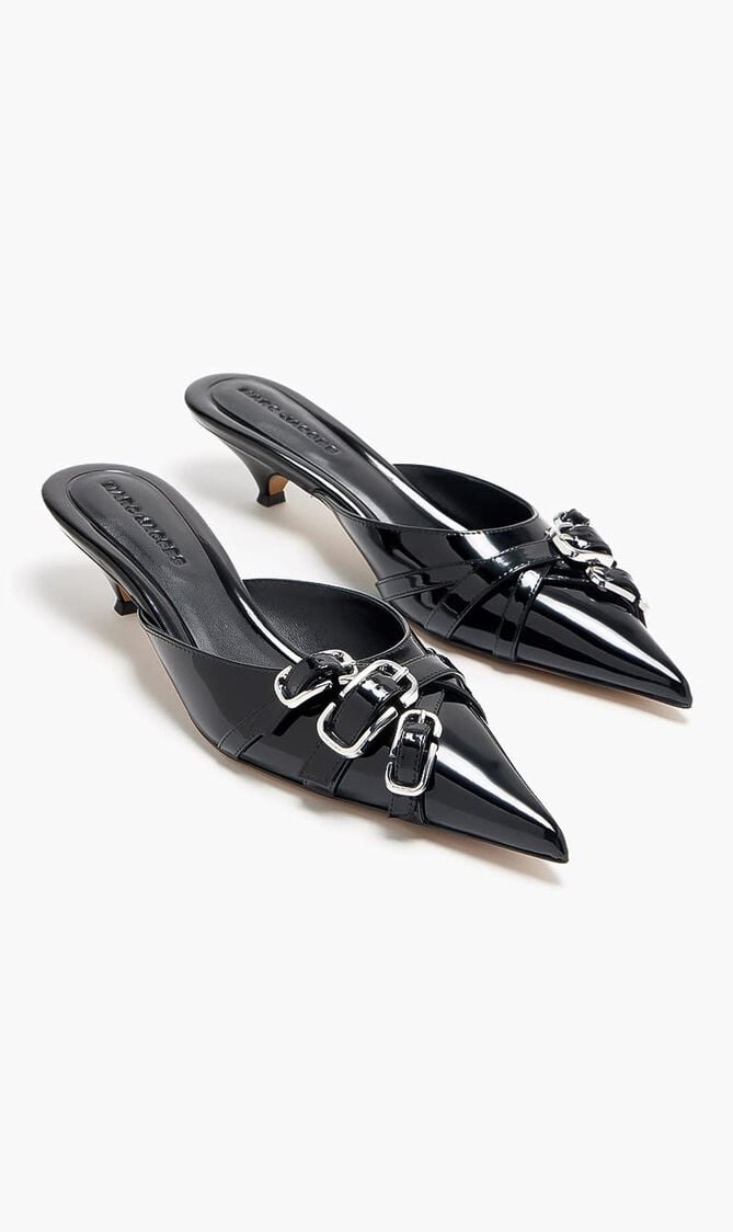 The Emma Kitten Heel Mules The Emma Kitten Heel Mules