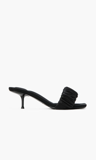 Jessie Scrunchie Slide Sandals