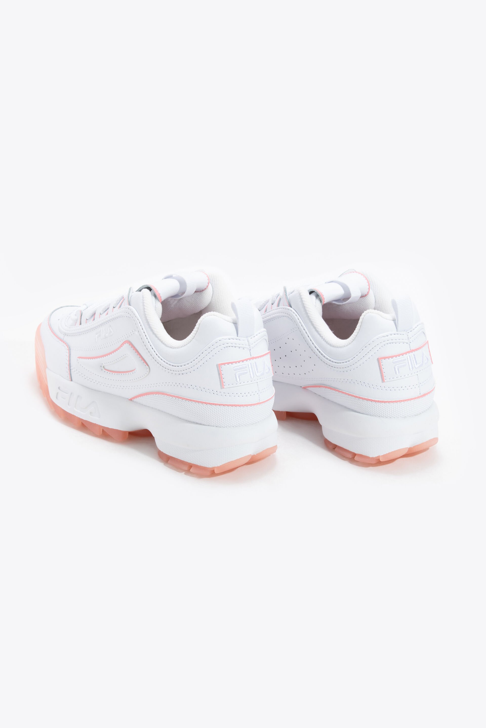 Buy FILA Disruptor II Ice White Orange Pop Sneakers for N A 0.0 The Deal Outlet