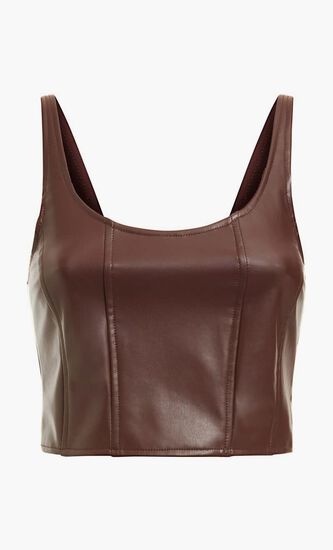 SL SABELLLA PU TOP - OP 2 WAY BUTTER STR PU 220GSM