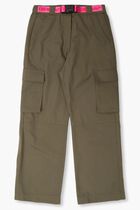 BOOKISH LOGO BELT CARGO PANT MILITARY FU