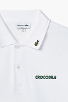 Embroidered Slogan Polo Shirt Embroidered Slogan Polo Shirt