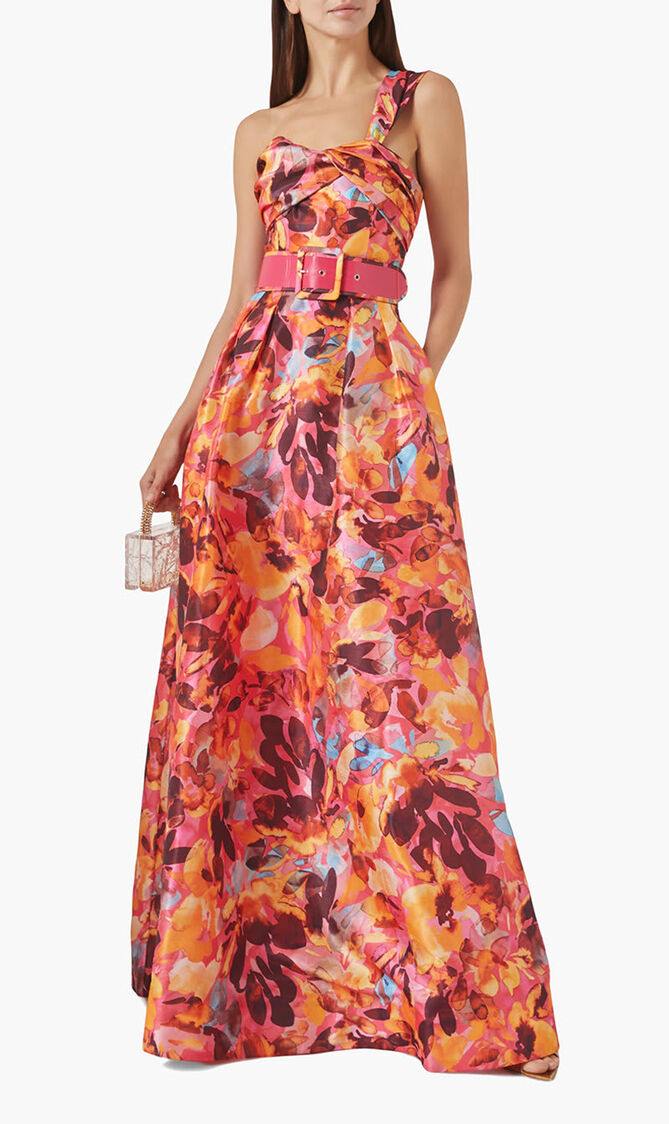 Gardenia One Shoulder Gown