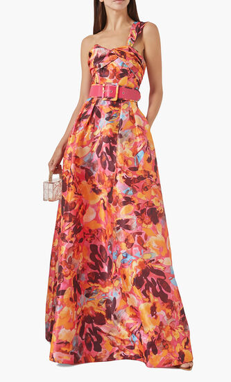 Gardenia One Shoulder Gown