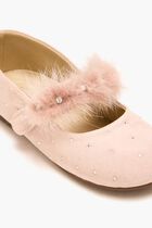 BABYWALKER Crystal-embellished ballerinas