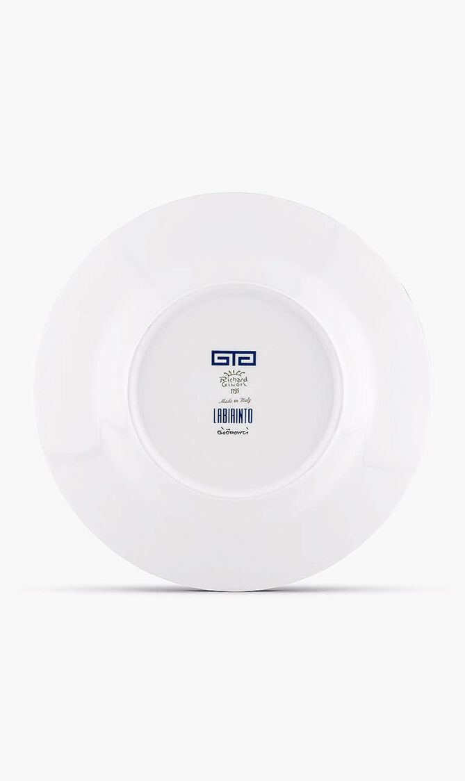 RDG LABIRINTO SOUP PLATE CM 24.5 IN. 9 1/2 IMPERO SHAPE LABIRINTO ZAFFIRO CRUISE