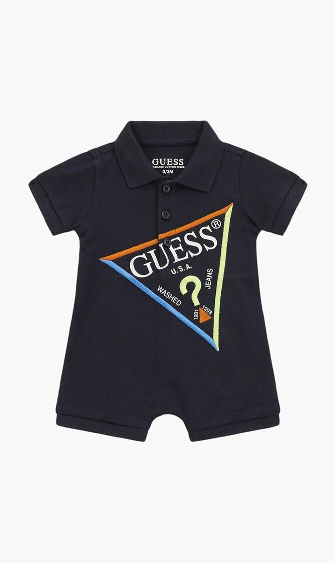 Front Triangle Logo Print Overall