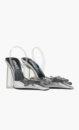 Gianni Ribbon Metallic Pumps