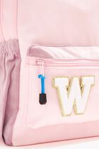 Chenille Sparkle Letter 'W' patch