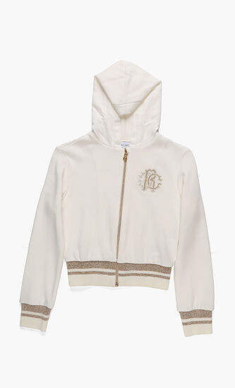 Monogram Logo Zipped Hoodie