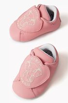 Elephant and Logo Leather Shoe