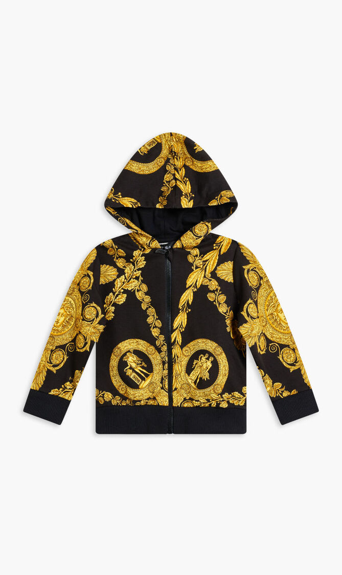 SWEATSHIRT MASCHERA BAROQUE KIDS FLEECE