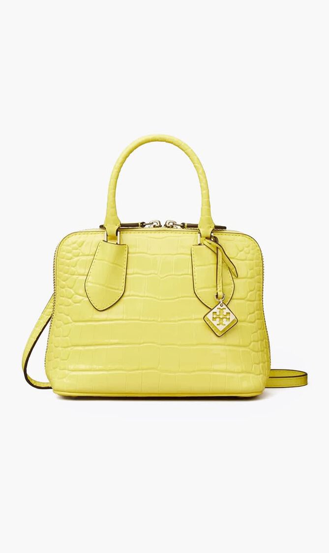Mini Embossed Swing Satchel