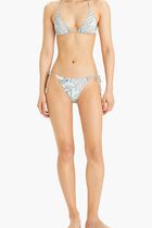 PRINTED STRING BIKINI TOP