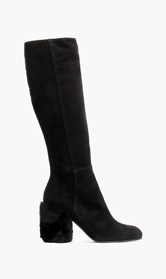 Eloise 75mm suede knee boots top