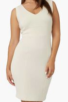 Sl V Neck Scuba Dress