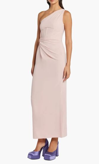 Gathered Corset Maxi Dress