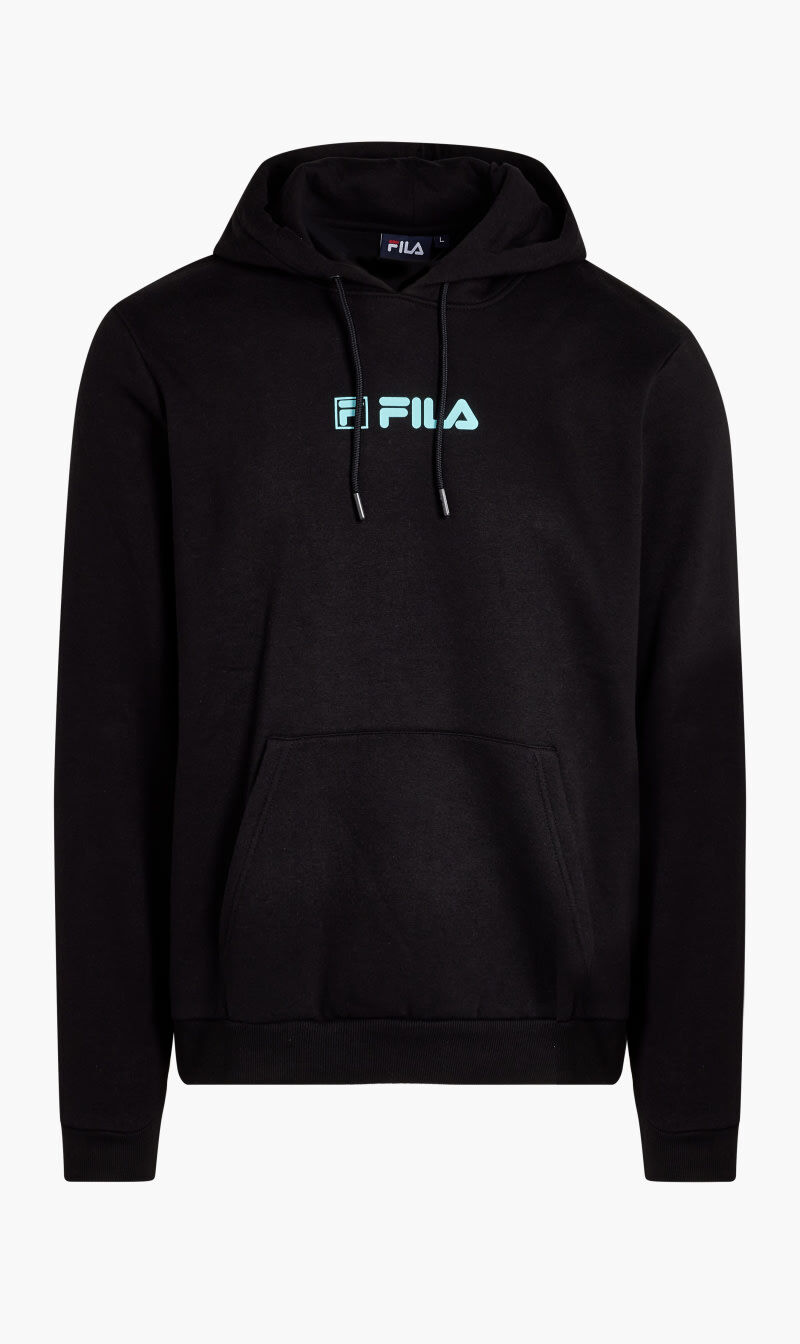 Fila black hoodie top