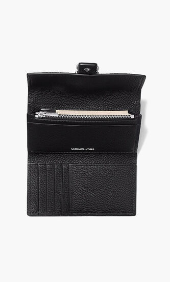 Nolita  Pebbled Leather Tri-Fold Wallet