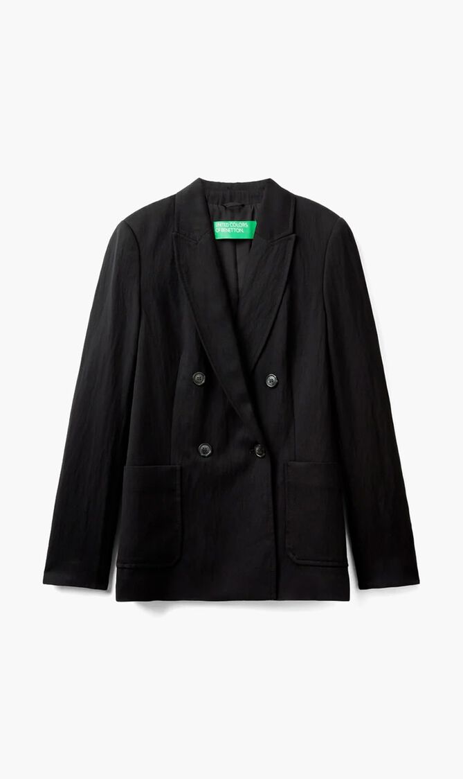 Double Breasted in Viscose Blazer