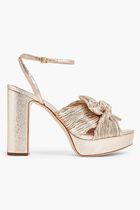 Natalia Pleated Platform Sandal