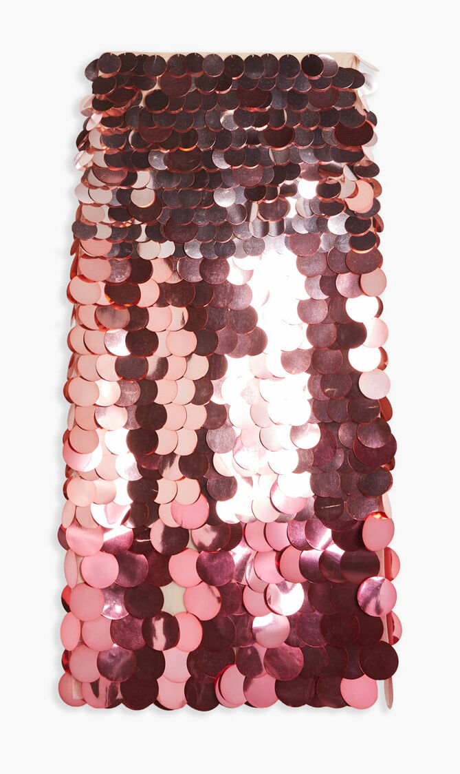 ELVIRA OMBRE CIRCLE SEQUINS MIDI SKIRT