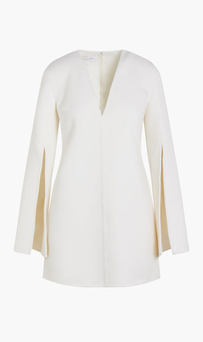 DF PLUSH CASHGORA V DRESS