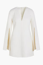 DF PLUSH CASHGORA V DRESS