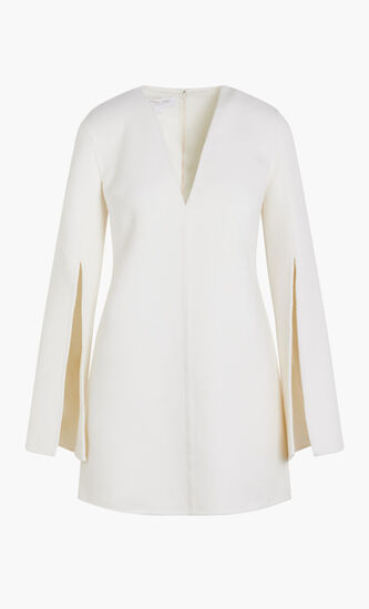 DF PLUSH CASHGORA V DRESS