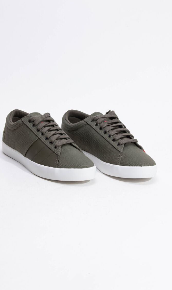 Flag Twill Olive Night Sneakers