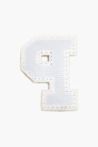 Chenille Varsity Letter 'P' patch