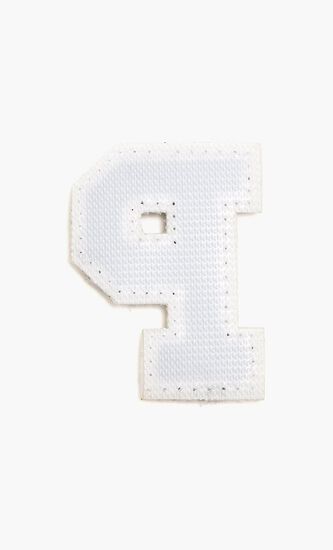Chenille Varsity Letter 'P' patch