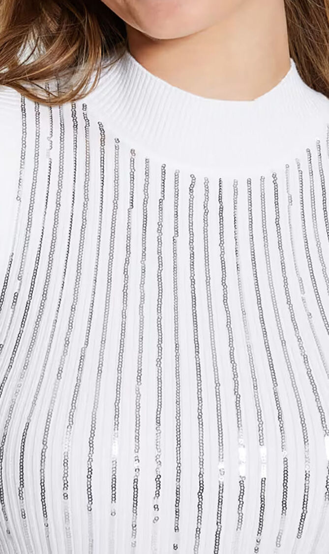 VIVIAN MOCK NECK SL TOP SWTR