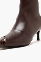STRETCH LEATHER BOOT