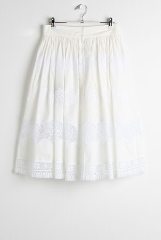 Embroidered Cotton Skirt
