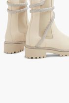 IVORY CALF/SILVER SHADE STRASS