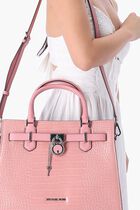 Textured Leather Tote Bag