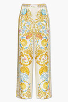 INFORMAL PANT UNDERWATER BAROCCO FOULARD ON SILK TWILL