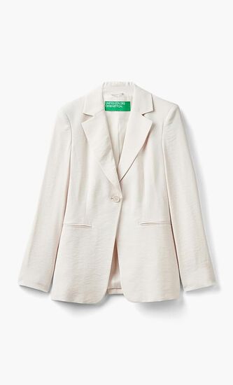 Single Breasted Fluid Tailored Blazer